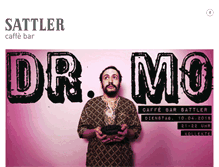 Tablet Screenshot of caffebarsattler.ch